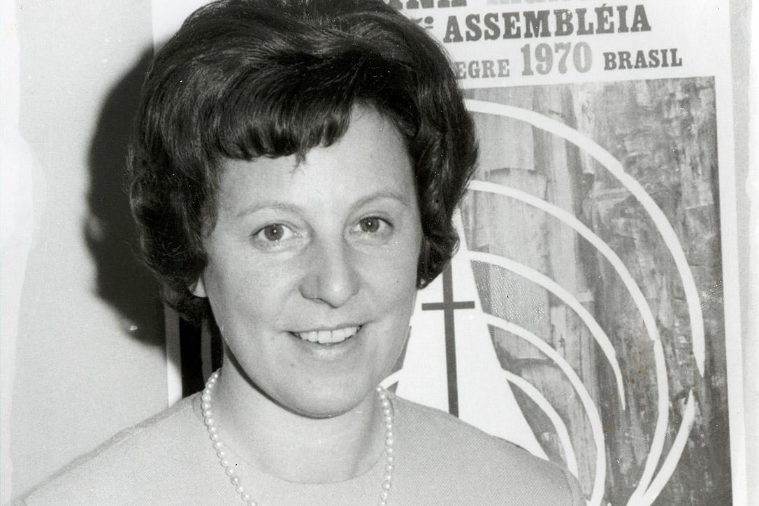 Christa Held war ab 1960 für den LWB tätig. Foto: LWB-Archiv