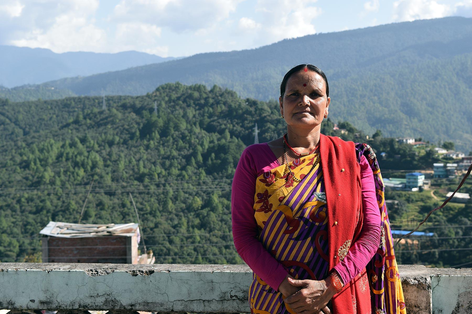 Kausilya Damai, Mitglied der Kommunalverwaltung der Landgemeinde Nawadurga im Westen Nepals. Foto: LWB Nepal