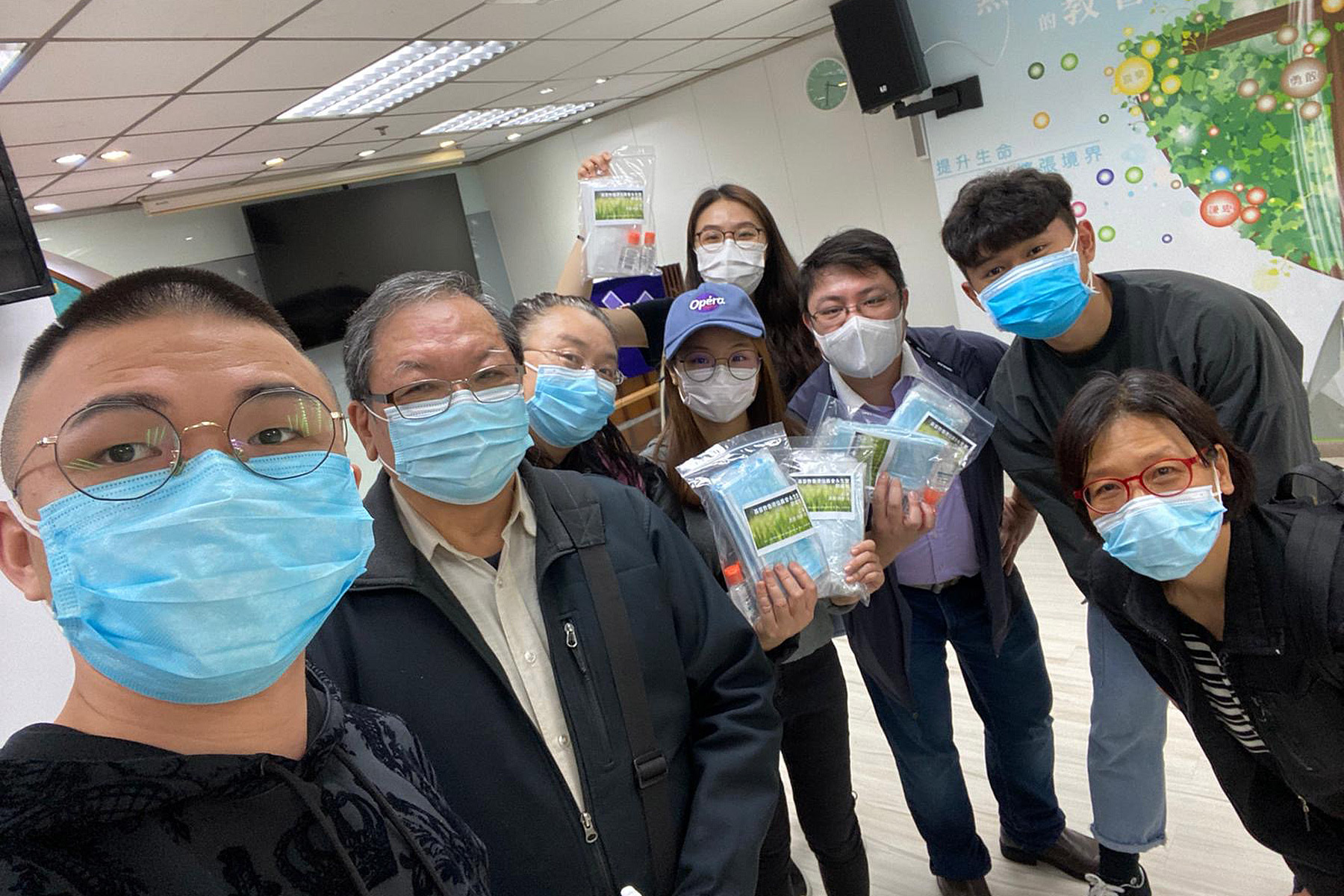 Volunteers at the Eternal Life Lutheran Church are grateful for all contributions to their outreach ministry, including face masks sent by the Lutheran Youth Network in Indonesia