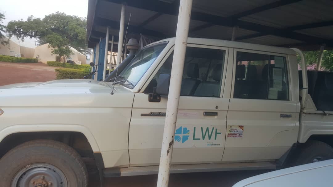 LWF is one of the few organizations that have been given clearance by Uganda’s Ministry of Health to continue providing essential supplies and services during lockdown.
