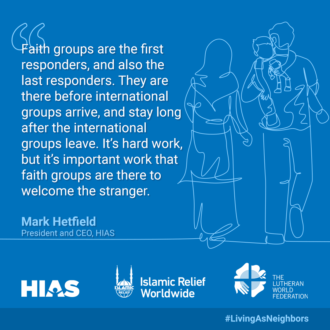 President and CEO HIAS Mark Hetfield quote on "Welcoming the Stranger"