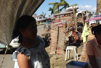 Maria Sol and her family narrowly survived Typhoon Haiyan. Photo: NCCP/ACT