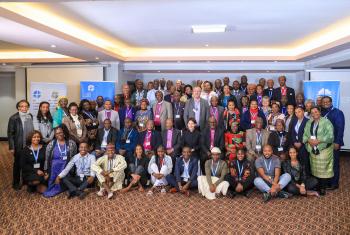 More than 80 participants representing leadership levels of LWF's 31 member churches in Africa attended the 29 June- 1 July Africa Lutheran Church Leadership Consultation in Addis Ababa, Ethiopia. Photo: LWF/ALCINET Erick Adolph