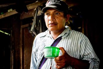 Caption: Cristo Perez, land mine survivor and board member of the Association of Antipersonnel Mine Survivors Fighting for Dignity and Peace, a partner supported by the LWF in Colombia. Photo: LWF/Antonio Sánchez Salazar