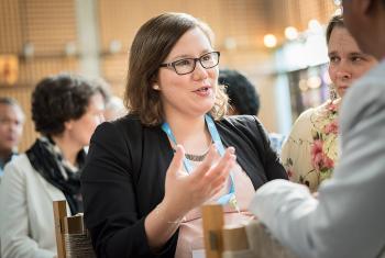 Julia Braband is one of the young adults elected to the LWF Council last year. She represents Central Western Europe in this governing body. Photo: LWF/Albin Hillert 