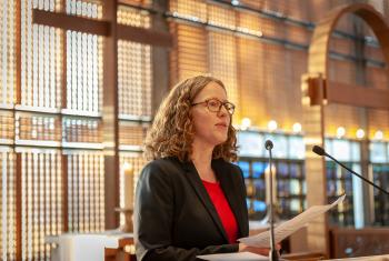 Rev. Dr Miriam Haar, LWF’s Theological Assistant. Photo: LWF/S. Gallay
