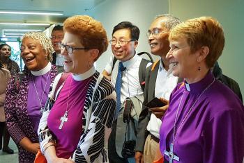 Some of the church leaders at the 2019 RoNEL in Geneva, Switzerland. Photo: LWF/C. Kästner 