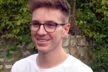 18-year-old Julian Appl was elected into the church council of his congregation. Photo: private