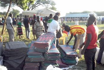 Non-food items being readied for distribution to Kakuma residents affected by the flooding. Photo: LWF/DWS Kenya-Djibouti