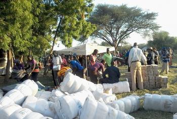 Queuing for distribution of non-food items in Kakuma. Photo: LWF/DWS Kenya-Djibouti