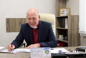 Yuri Novgorodov, Archbishop of the Evangelical Lutheran Church in the Republic of Kazakhstan. Photo: LWF/A. Weyermüller