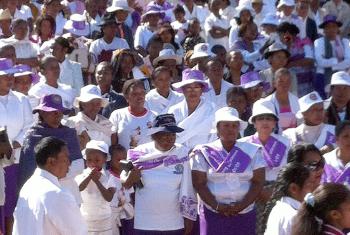 Fifteen thousand women attended the gathering in Antsirabe, Madagascar. © LWF/E. Neuenfeldt
