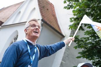 LWF General Secretary Rev. Dr Martin Junge takes part in the LWF Wittenberg Pilgrimage, June 2016. He says the Lutheran – Catholic commemoration of the Reformation anniversary offers a beautiful opportunity to express the common hope we all have in Christ. Photo: LWF/Marko Schoeneberg