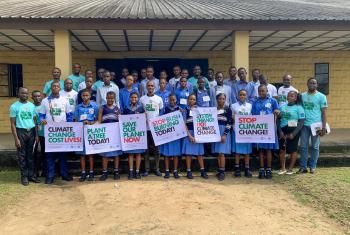 Participants of the climate sensitization seminar of the LCN youth. Photos: LCN