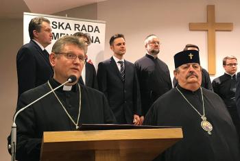 From left: Lutheran Bishop Jerzy Samiec, President of the Polish Ecumencial Council and Orthodox Archbishop Abel, Diocese of Lublin-Chełm of the Church of Poland. Photo: PEC