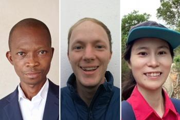 Scholars in the LWF ‘Coming together meetings’ included, from left: Emmanuel Lanbon (Ghana), Hans-Christoph Thapelo Lange (South Africa) and Haihong Lin (Hong Kong). Photo: Courtesy