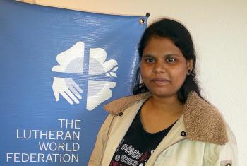 Ms Chrisida Nithyakalyani, UELCI youth secretary. Photo: LWF/P. Mumia
