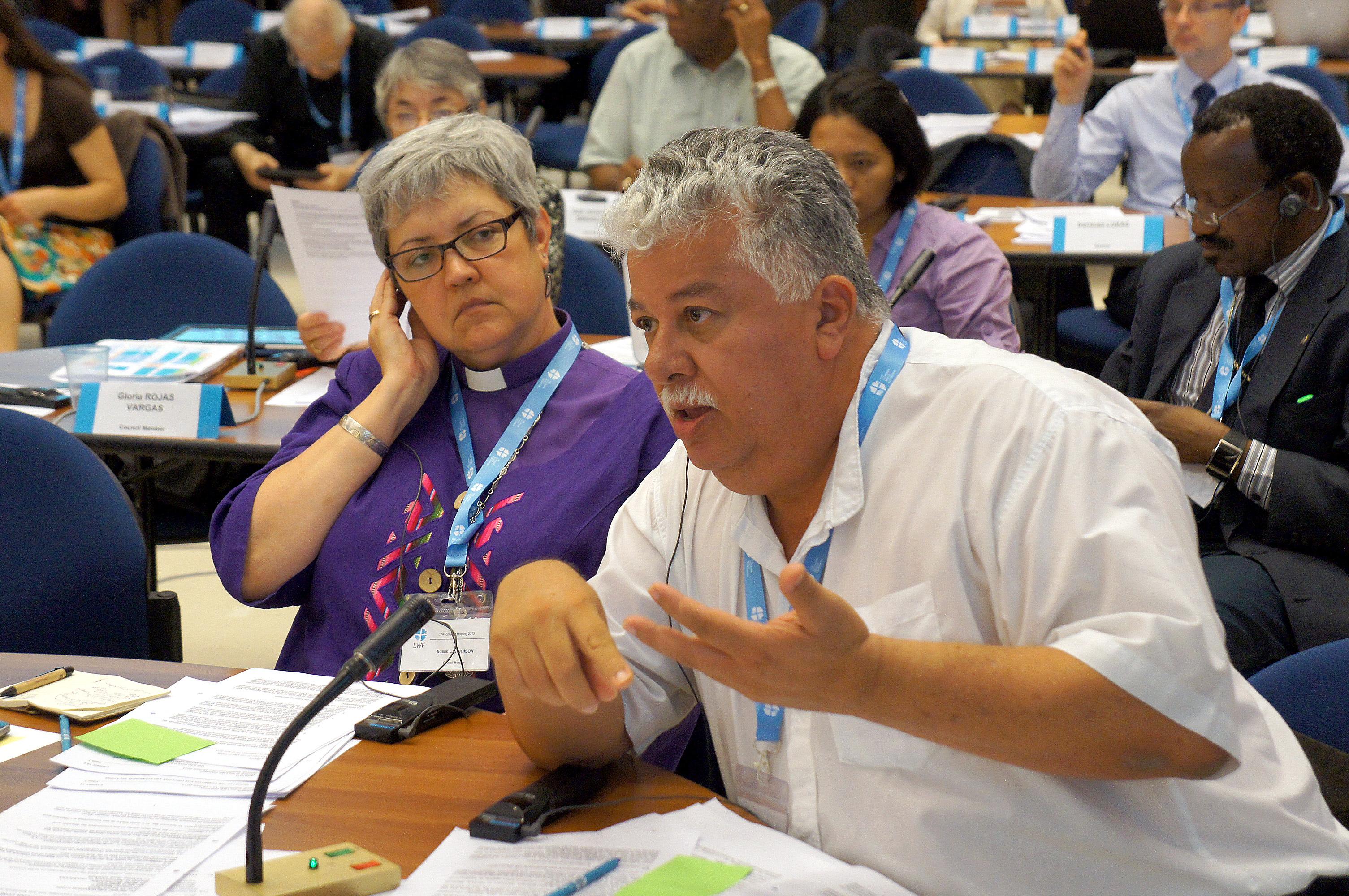 Bishop Melvin JimÃ©nez, chairperson of the Committee for Advocacy and Public Voice Â© LWF/S. Gallay