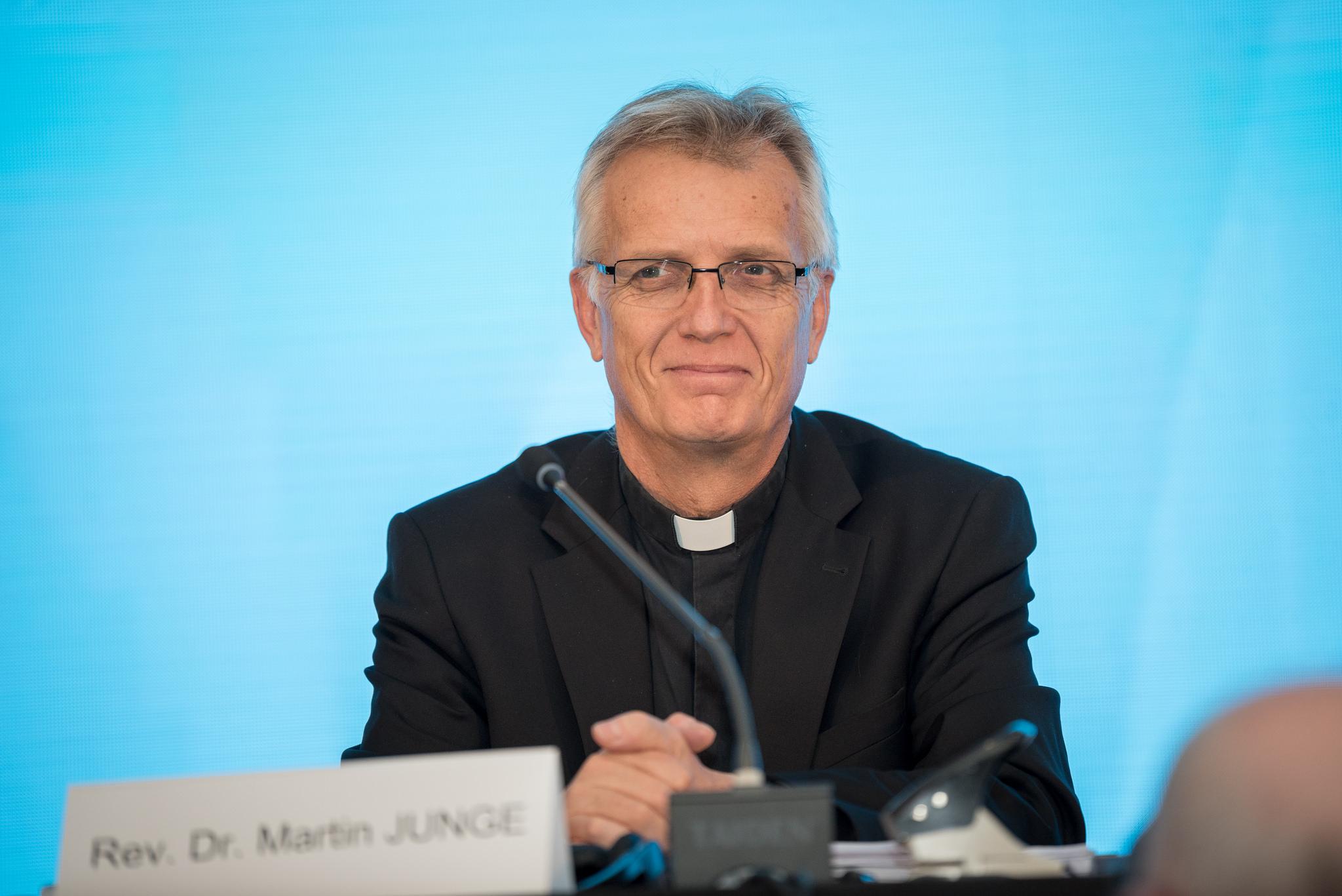 Pfarrer Dr. Martin Junge, Generalsekretär des Lutherischen Weltbunds. Foto: LWB/Albin Hillert.