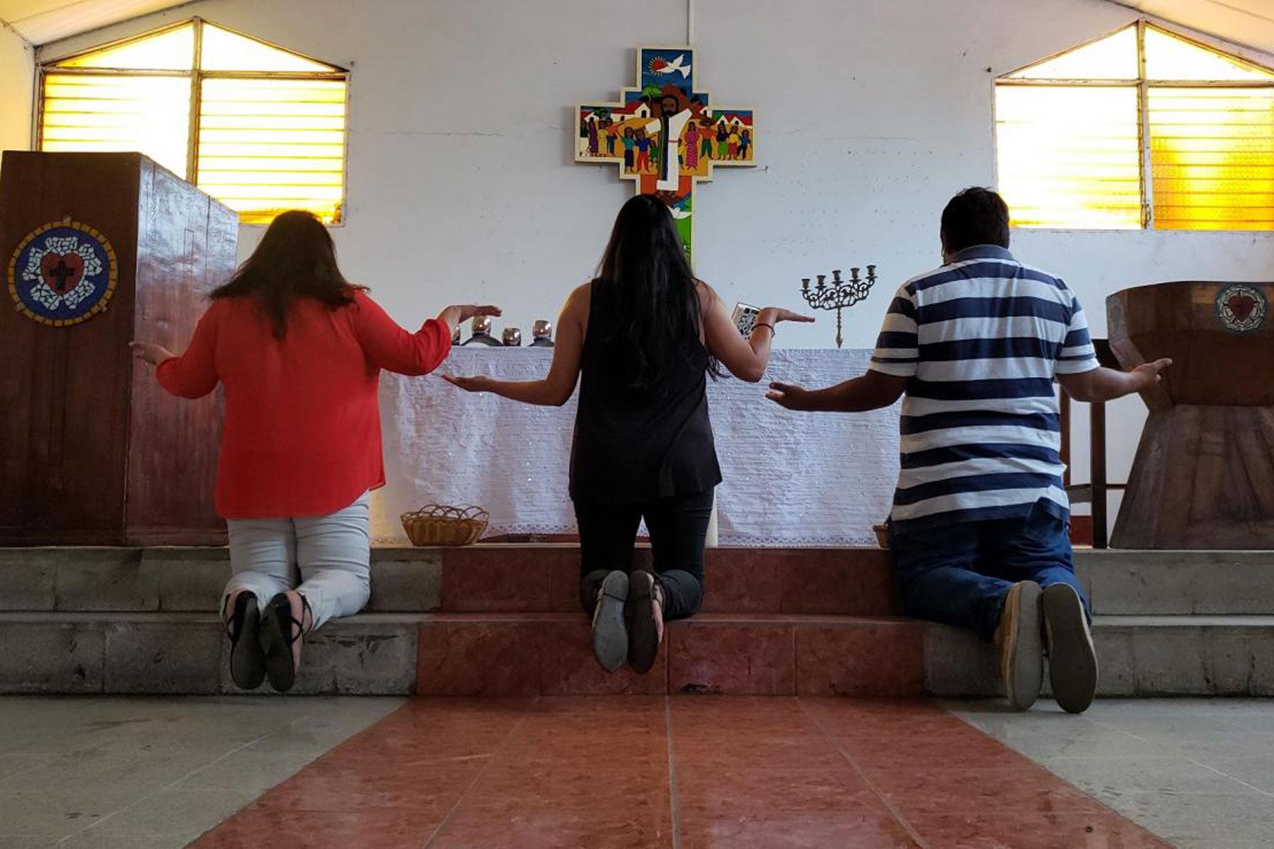 The Nicaraguan Lutheran Church of Faith and Hope began an initiative to pray for 40 days for 40 churches via video messages. Photo: David ABDALAH (ILFE)