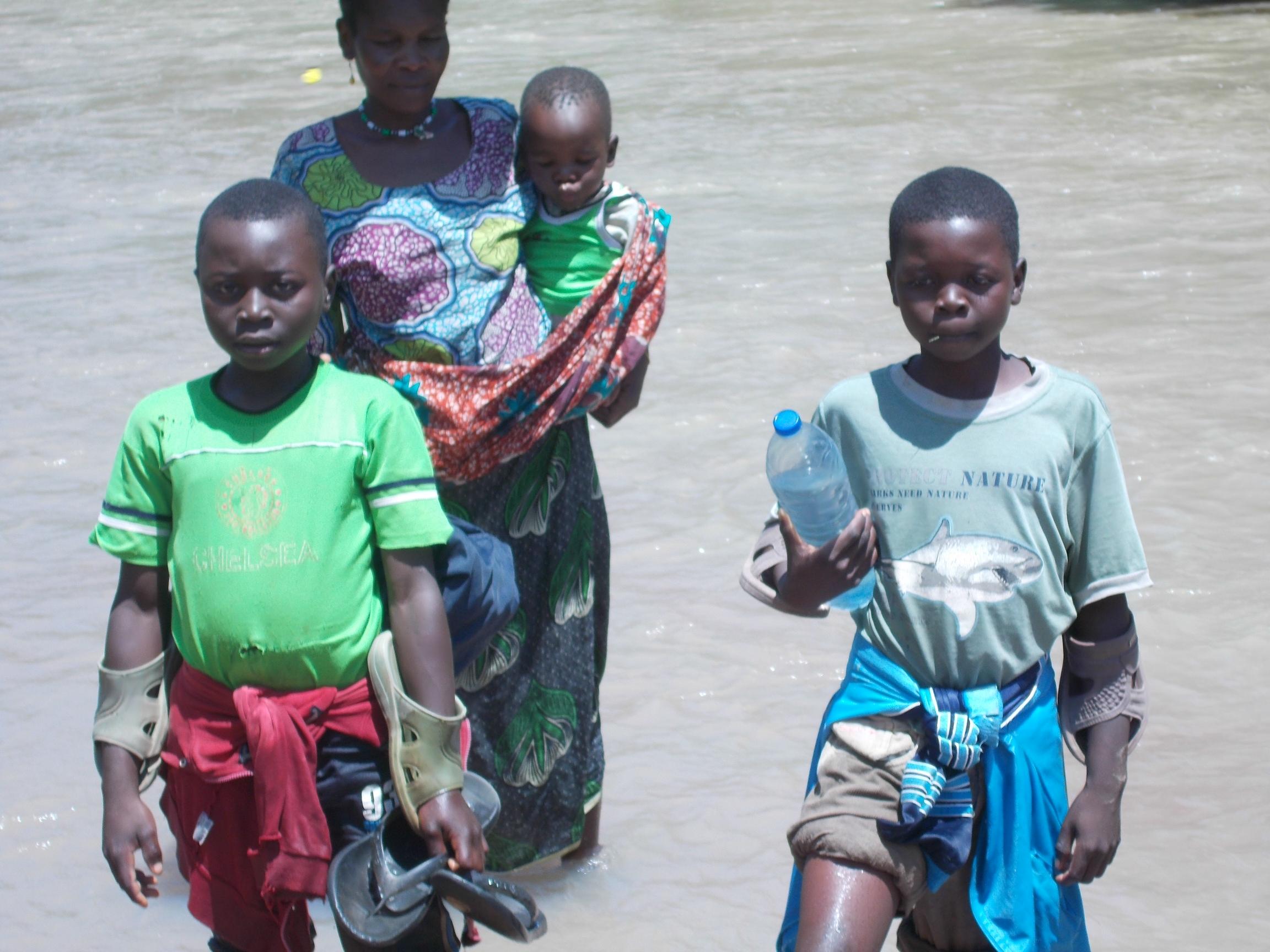 Bohong villagers had to flee their homes after a Seleka rebel attack in mid-August. Photo: EELCAR