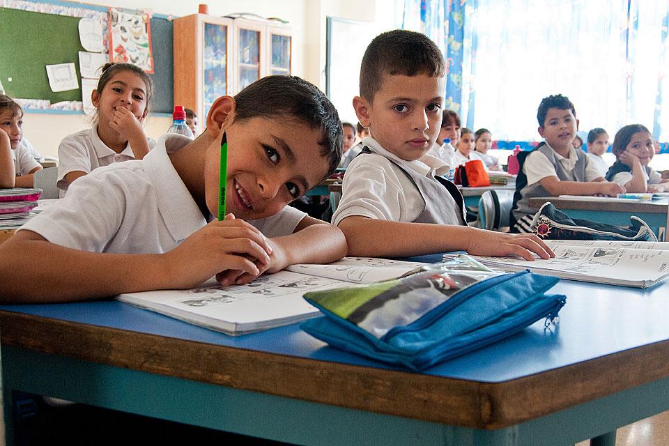 Promotion of tolerance and mutual respect starts at an early age at the ELCJHLârun Dar al-Kalima Evangelical Lutheran School in Bethlehem where the student body is 40 percent Christian and 60 percent Muslim. Â© ELCJHL/ Elizabeth McHan