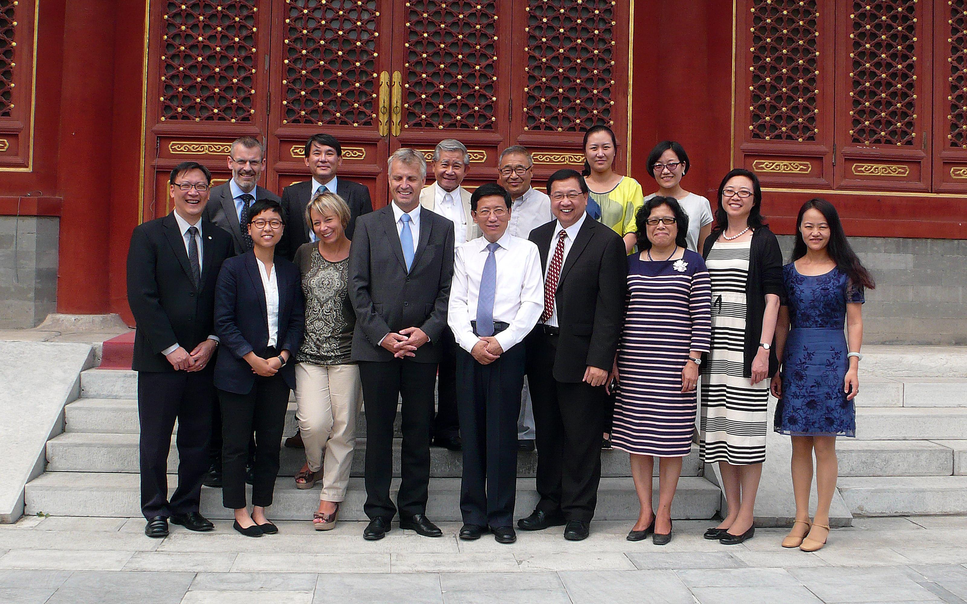 LWB-Delegation in China, Juli 2013. Foto: LWB/Philip Lok