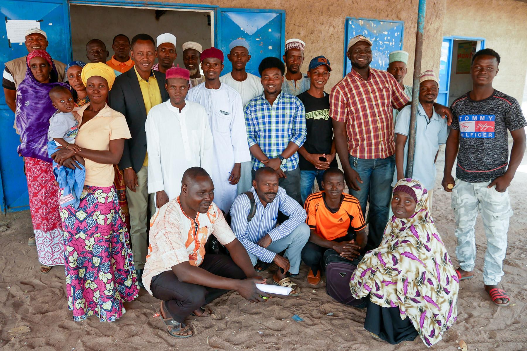 A group of refugees in Dosseye camp in southern Chad who are benefitting from LWFâs project for improved livelihood and access to land. (Photos taken before the outbreak of the COVID-19 pandemic). All photos: LWF/OphÃ©lie Schnoebelen