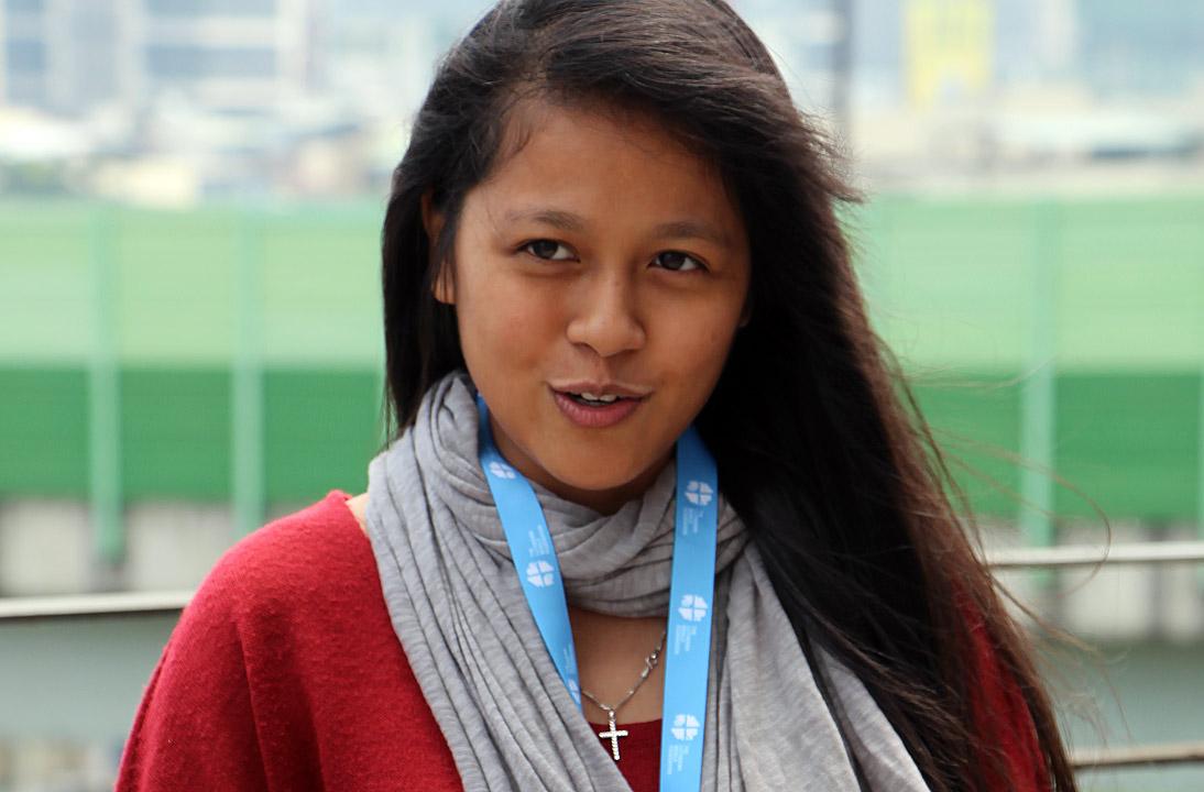 The LWF's Global Young Reformers Network member Sumita Chin, from the Lutheran Church in Malaysia, describes the challenges facing youth ministries in many Lutheran churches in Asia. Photo: LWF/S. Lawrence