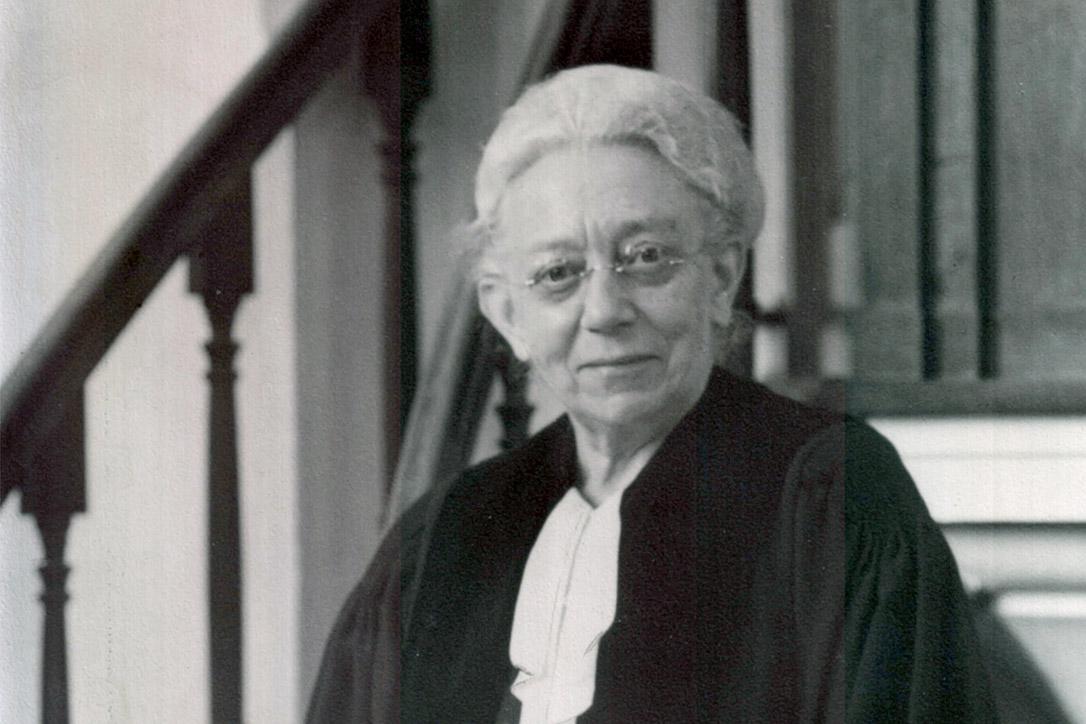 Rev. Jantine Auguste Haumersen (1881-1967) was the first ordained Lutheran woman in the Netherlands.Photo: Evangelisch-Lutherse Gemeente Kampen/Piet Stuurop 