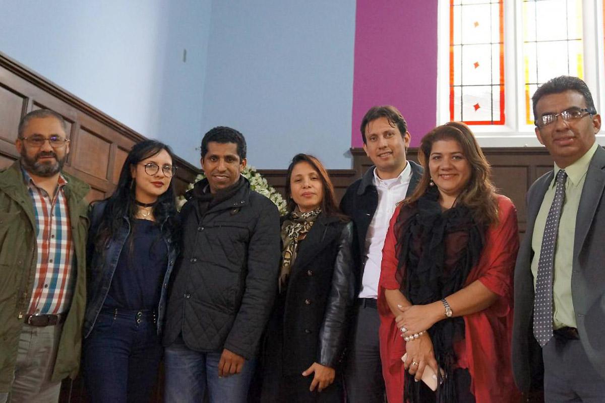 Mitglieder der gemeinsamen Kommission, die in Kolumbien die Gedenkveranstaltungen zum Reformationsjubiläum plant, bei einer ihrer Sitzungen. Foto: LWB/P. Cuyatti