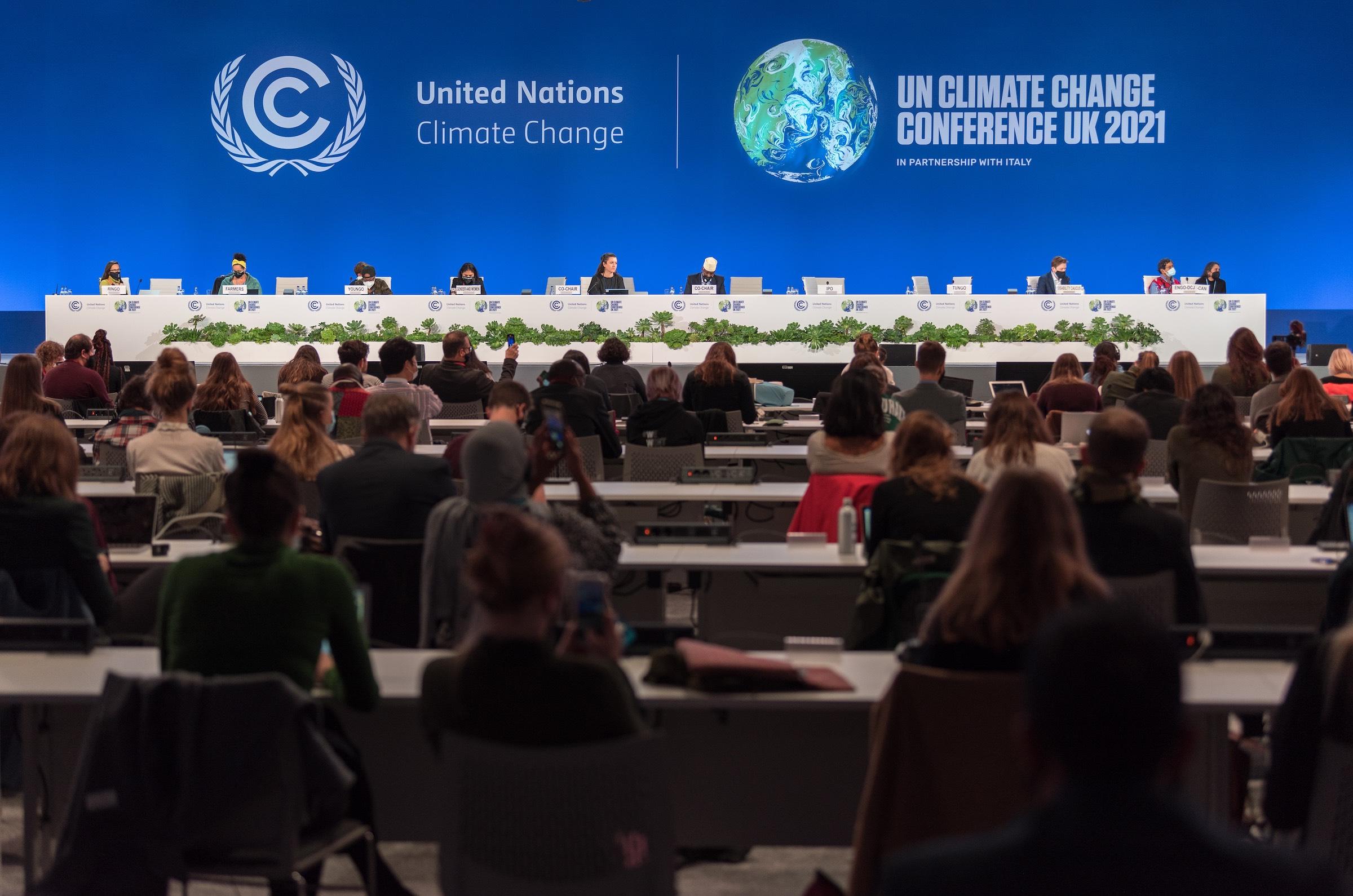 Glasgow war Gastgeber der UN-Klimakonferenz COP26, auf der die Staats- und Regierungschefs der Welt zusammenkamen, um über eine Antwort auf die anhaltende Klimakrise zu verhandeln. Foto: LWB/Albin Hillert
