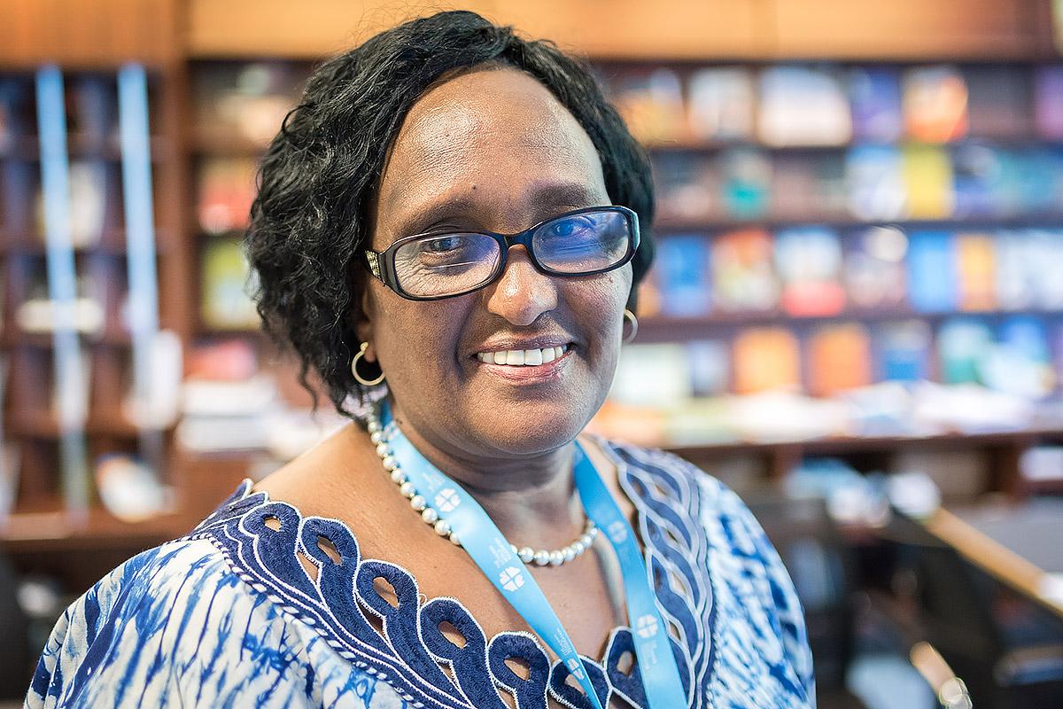 In Voices from the Communion, LoeRose Mbise of the Evangelical Lutheran Church in Tanzania says education and awareness-raising are critical if violence against women and girls is to be tackled. Photo: LWF/Albin Hillert 