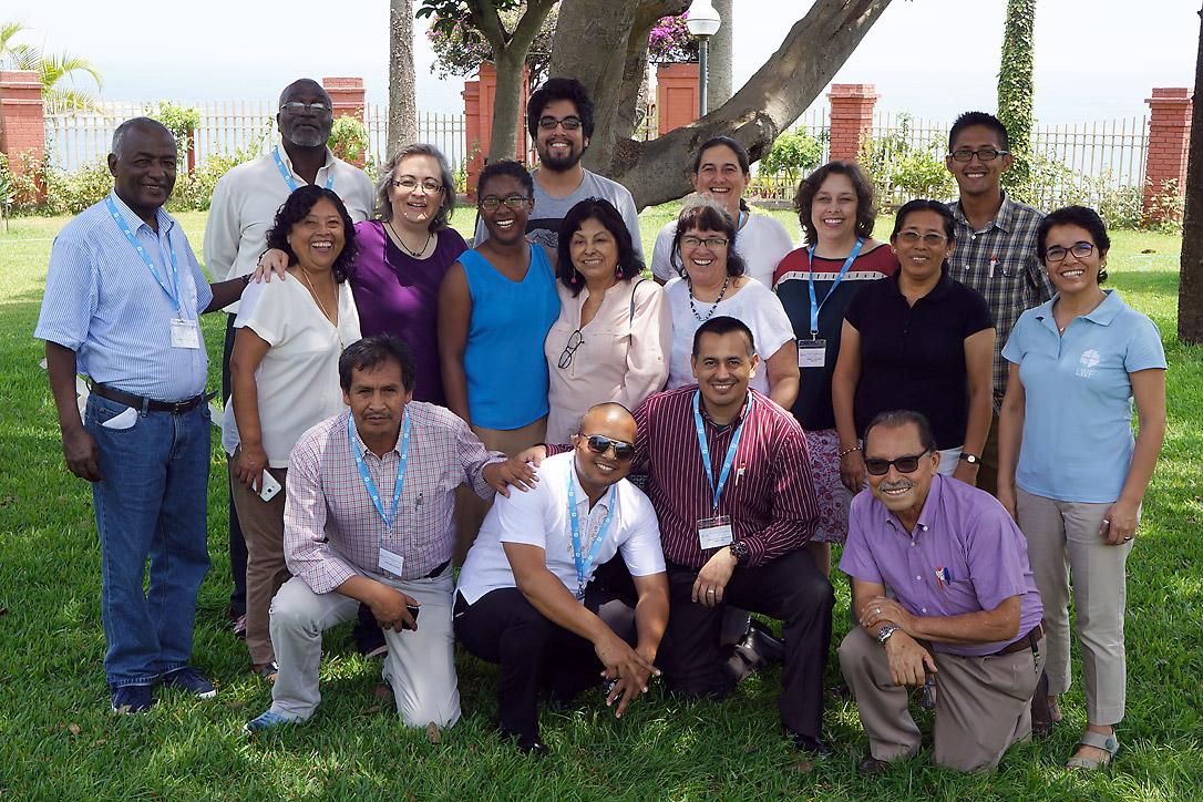 Representatives from nine Lutheran World Federation (LWF)  member churches in Latin America and the Caribbean. Photo: LWF/ Peru