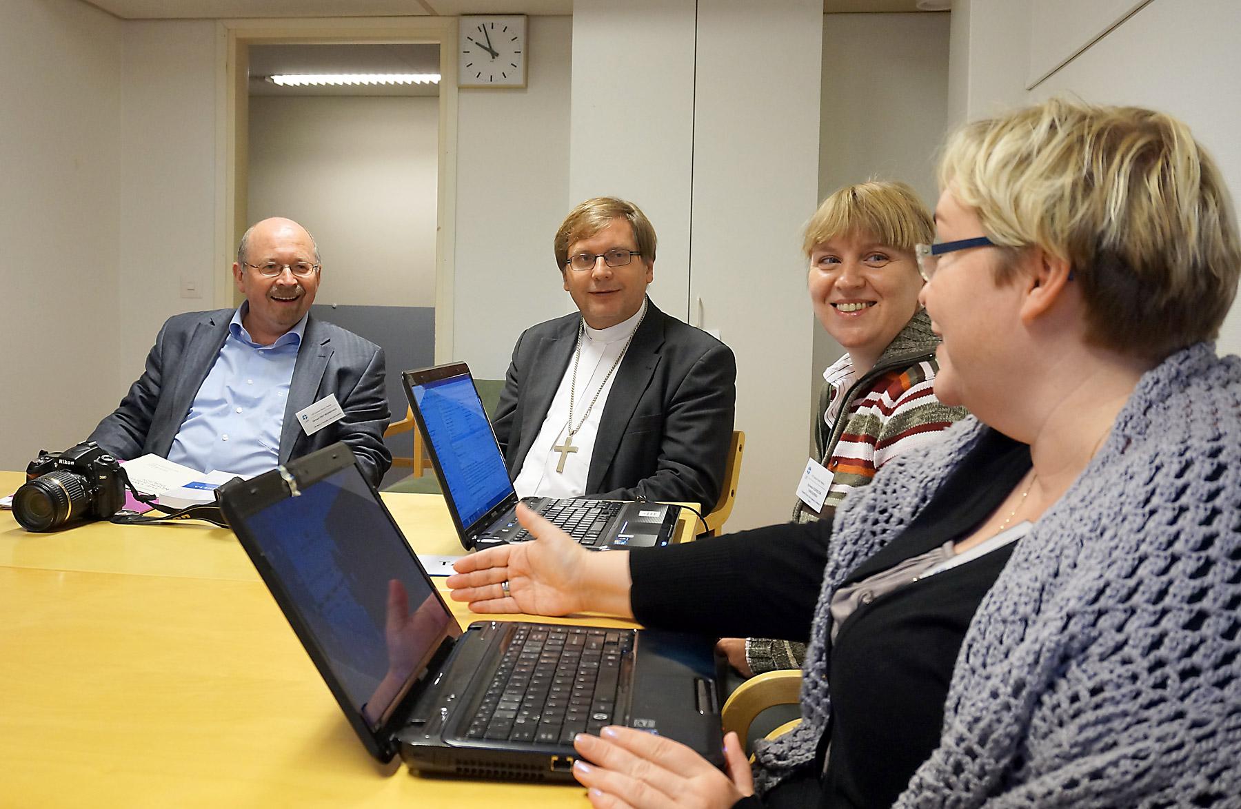A group discussion at the European region church leadersâ consultation. Photo: Johan Ehrning