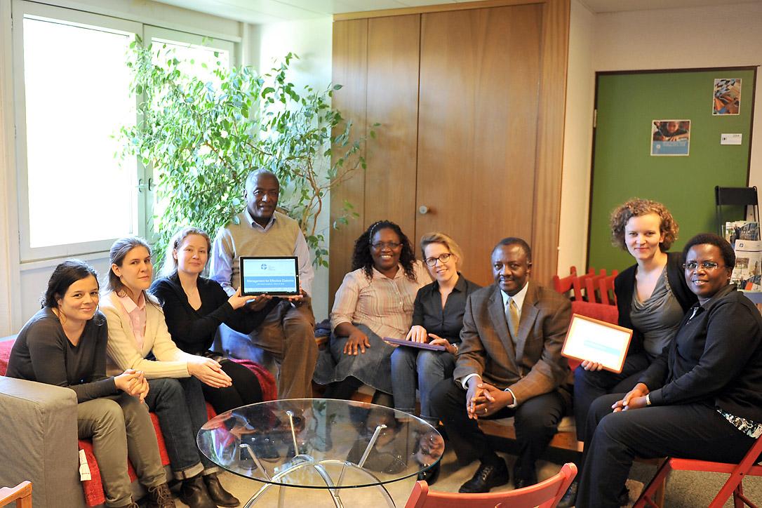 DMD staff facilitated the LWF online conferences, aimed at highlighting diakonia as an important part of Lutheran church identity. Photo: LWF/S. Gallay