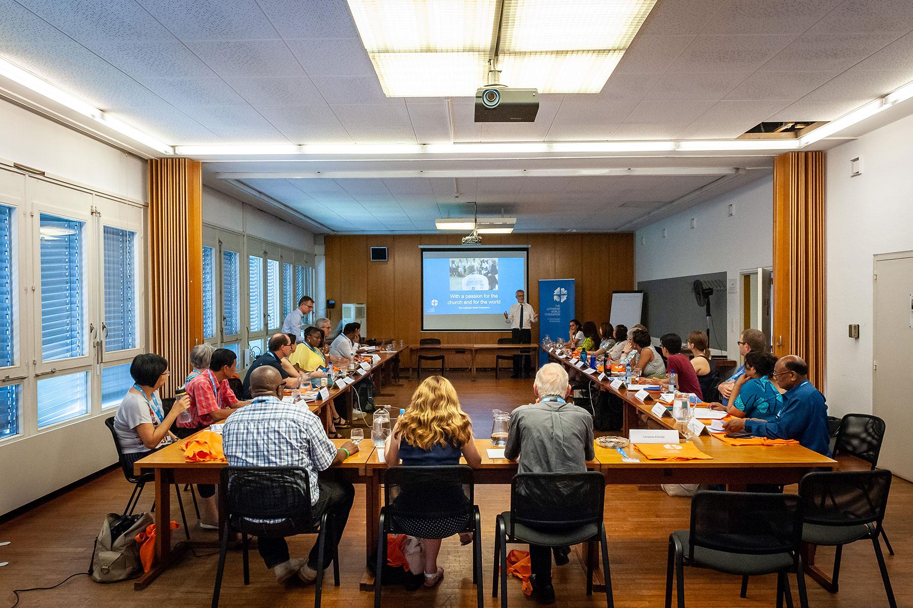 Participants in the 2019 LWF Third International Lay Leadersâ Seminar, held in Geneva and Wittenberg. Photo: LWF/S. Gallay