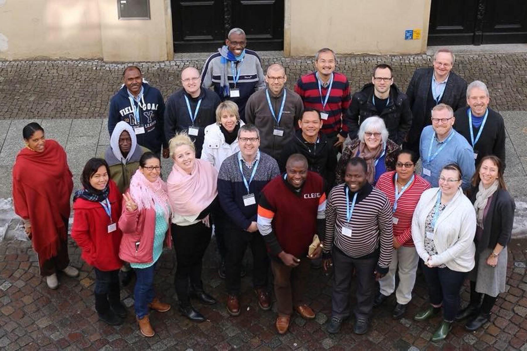 Participants at the 17th International Seminar for Pastors in Lutherstadt Wittenberg that took place from March 3rd to March 17th, 2018. Photo: LWB-Zentrum Wittenberg 