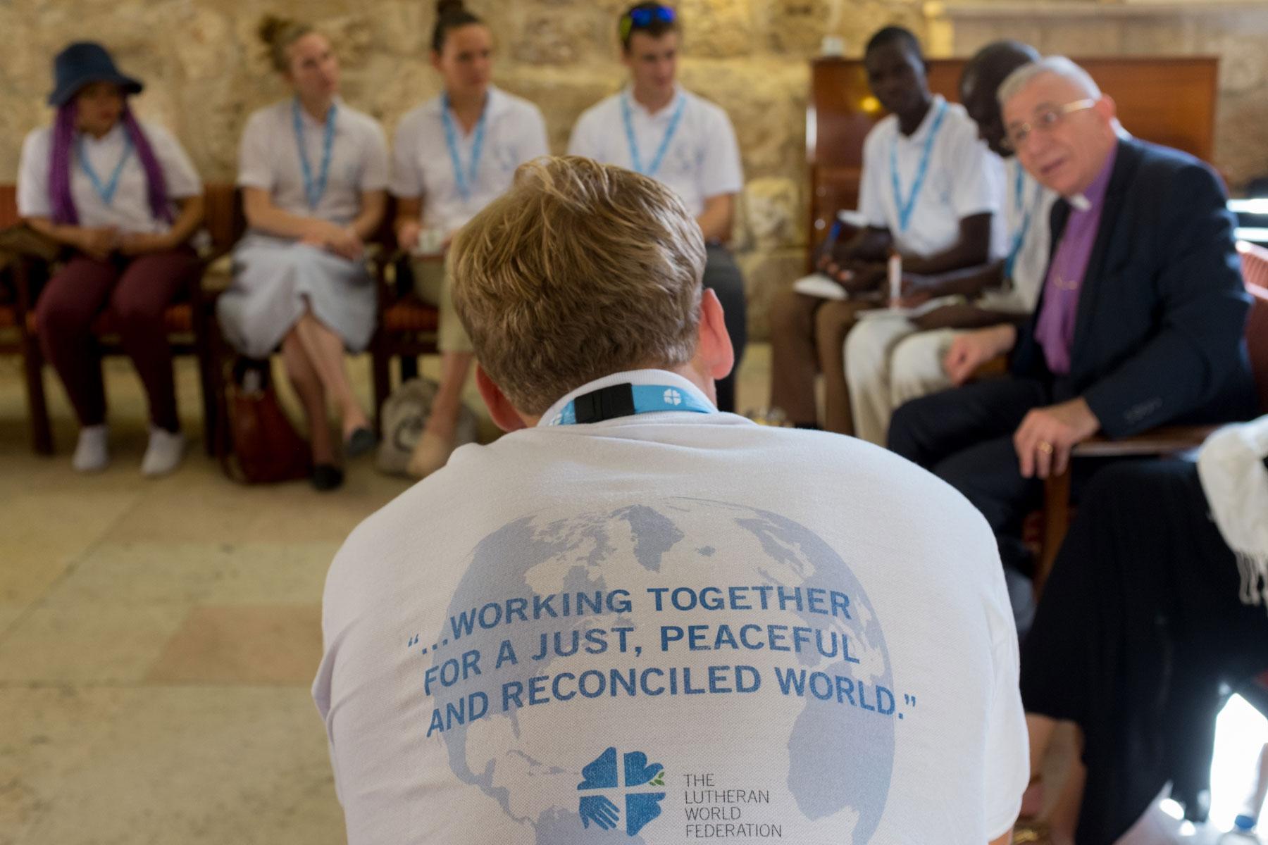 2017 Peace messenger training in Jerusalem. Photo: LWF/ B. Grey