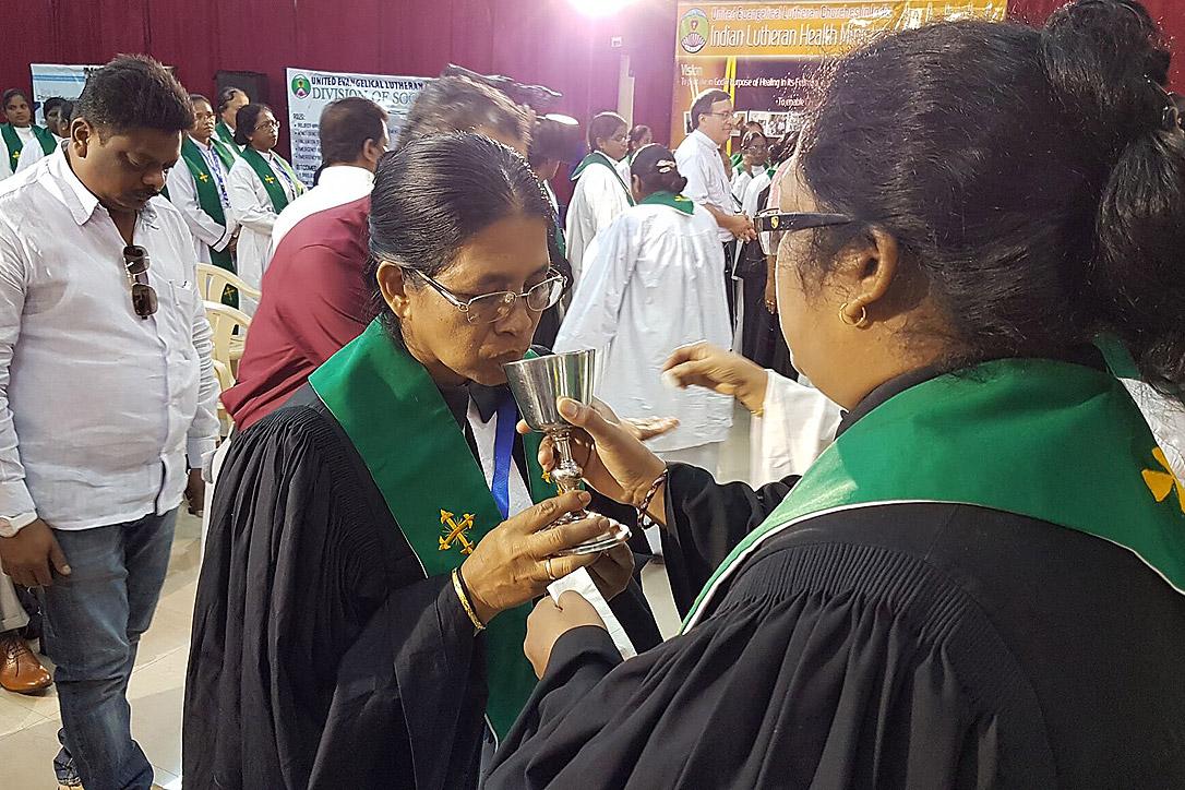 The 25th anniversary celebration highlighted the various ministries in which ordained women serve in Indiaâs Lutheran churches. Photo: LWF/P. Lok