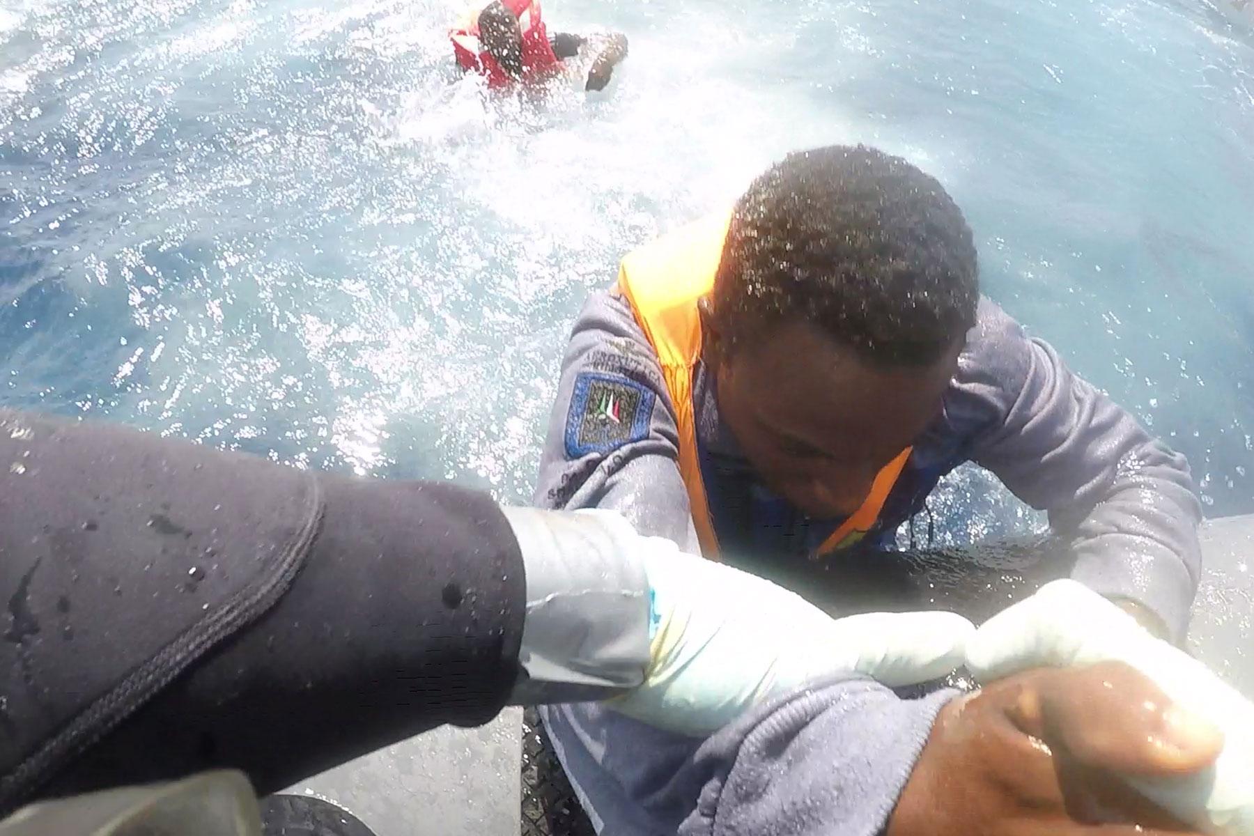 More than 250 migrants have drowned since the beginning of 2019 as they attempted to cross the Mediterranean Sea to escape poverty and violence. Photo: Ãglaigh na hÃireann