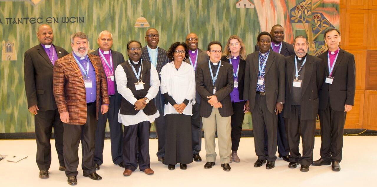 Newly-appointed leaders of LWF member churches repesenting, Africa, Asia, Latin America and the Caribbean gather for induction meetings at the âª#âLWFâ¬ Communion Office in Geneva.   Photo:  LWF