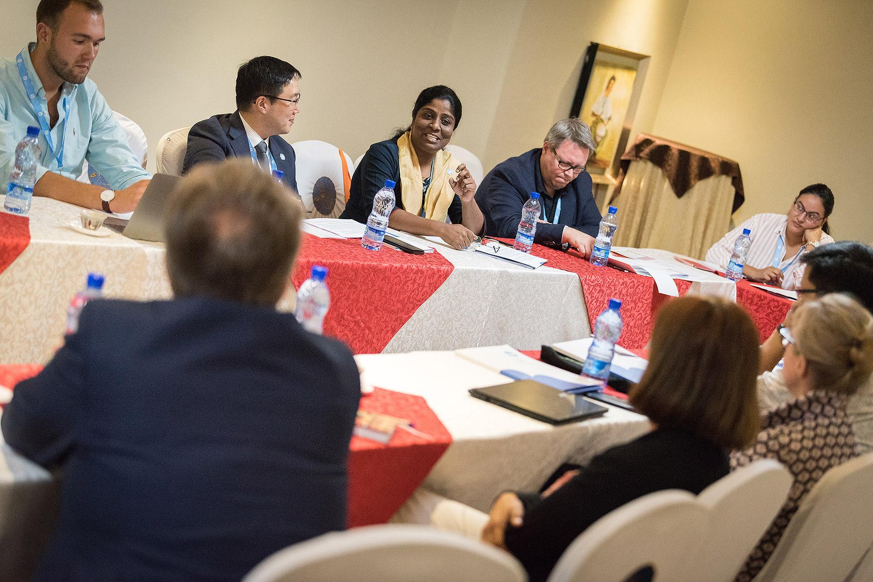 Teilnehmende an der Konsultation in Addis Abeba im Oktober 2019 zum Thema „We Believe in the Holy Spirit: Global Perspectives on Lutheran Identities“. Foto: LWB/Albin Hillert