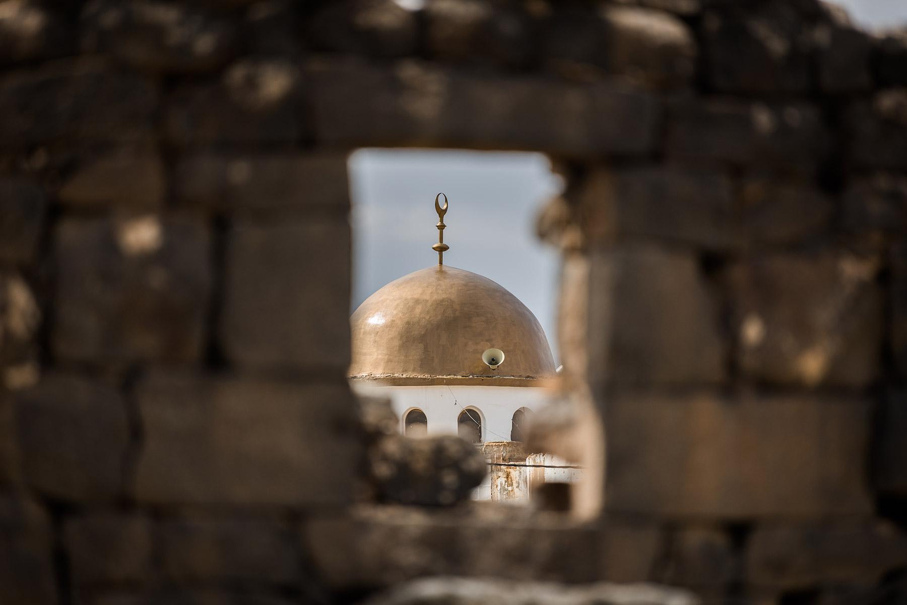 Eine Moschee in Umm el Jimal, Jordanien. Foto: LWB/Albin Hillert