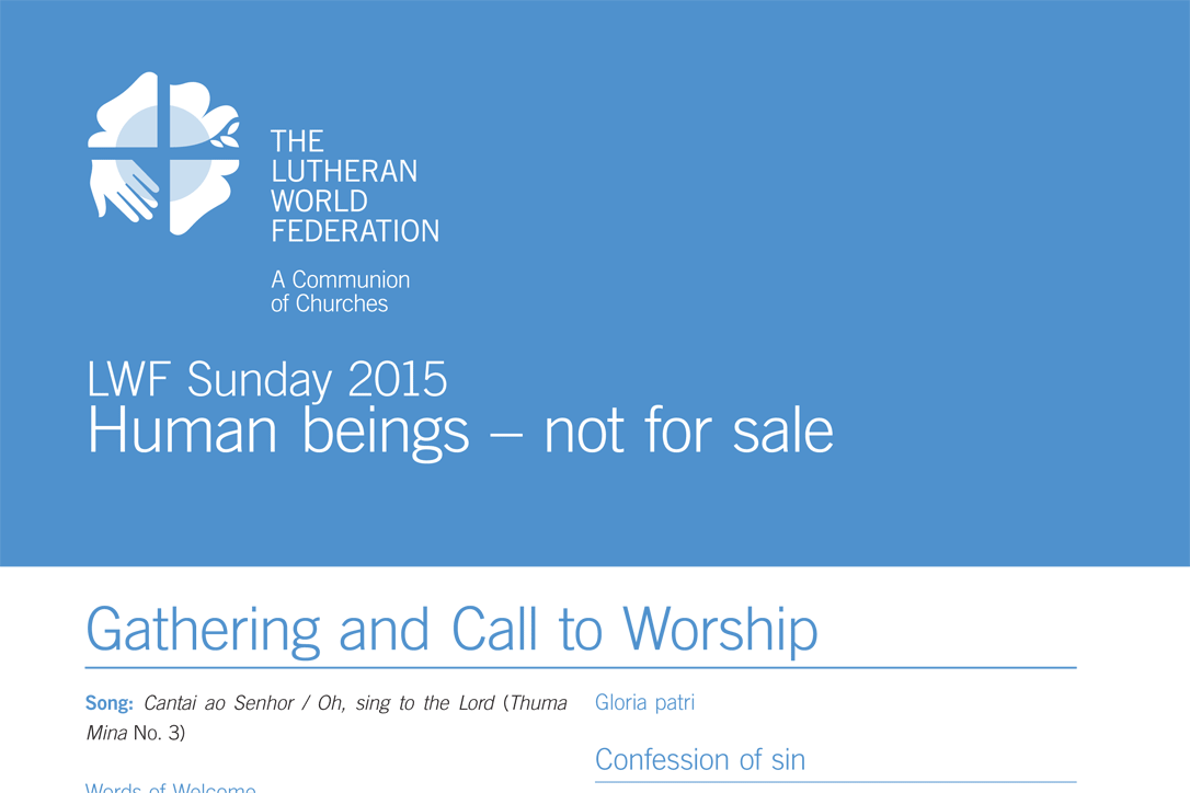 2015 Reformtion Sunday liturgy