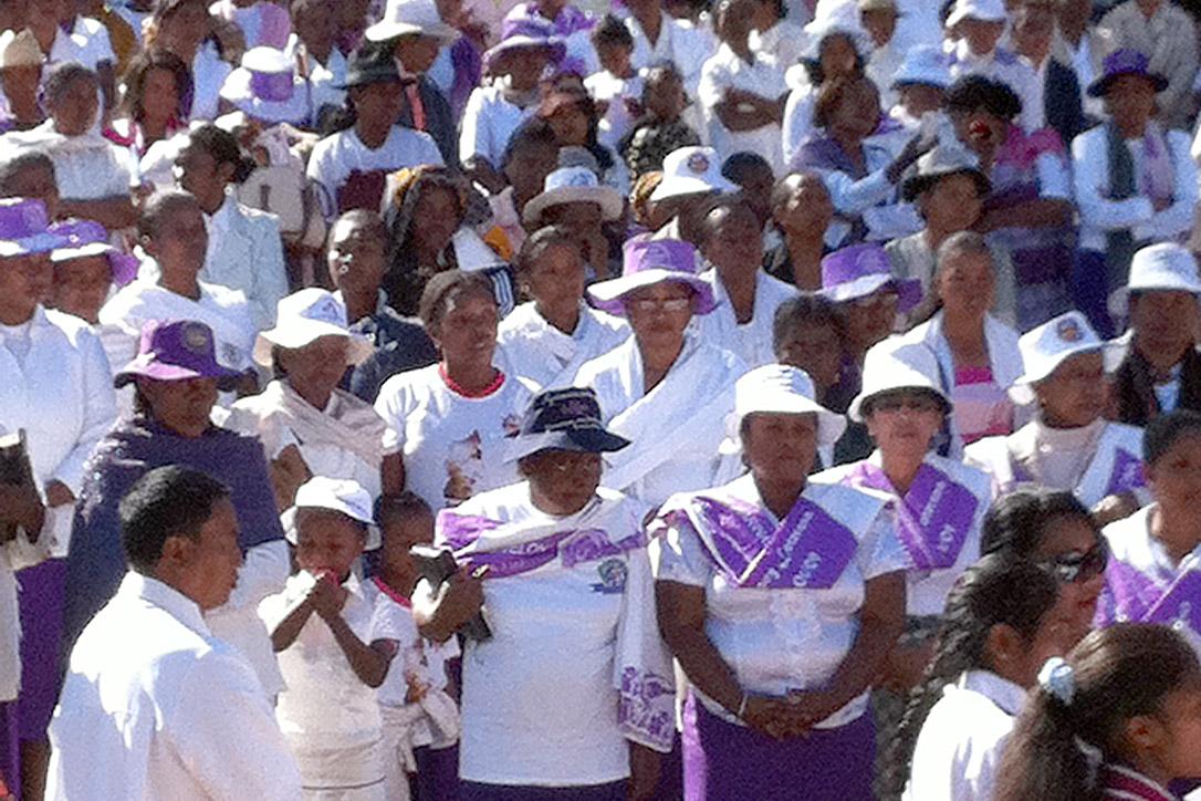 15.000 Frauen besuchten die Versammlung in Antsirabe, Madagaskar. Foto: LWB/E. Neuenfeldt