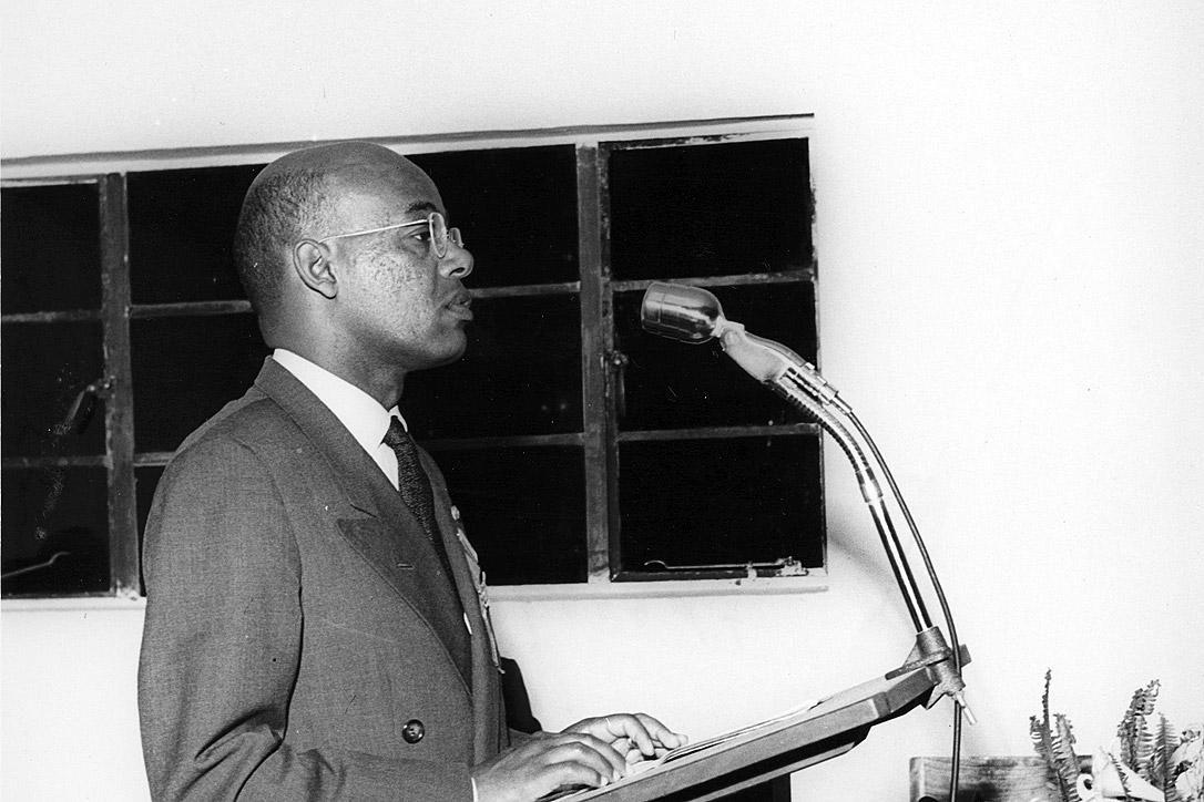 Emmanuel Abraham, when he was one of the five co-chairs of the Marangu 1955 conference. Photo: LWF Archives