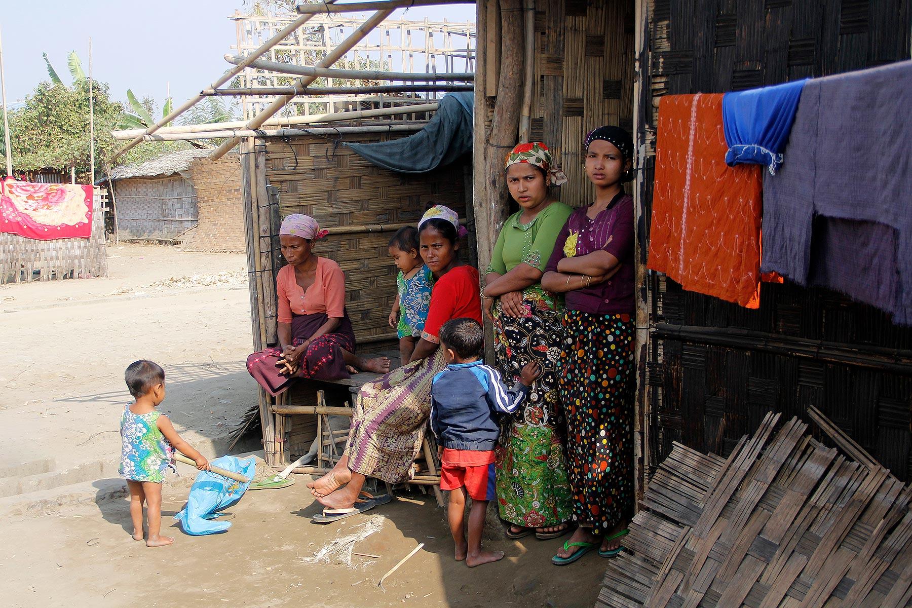 Vertriebene Rohingya im Camp Ohn Taw Gyi (Südcamp), Rakhine, Myanmar. Foto: LWB/A. Htun