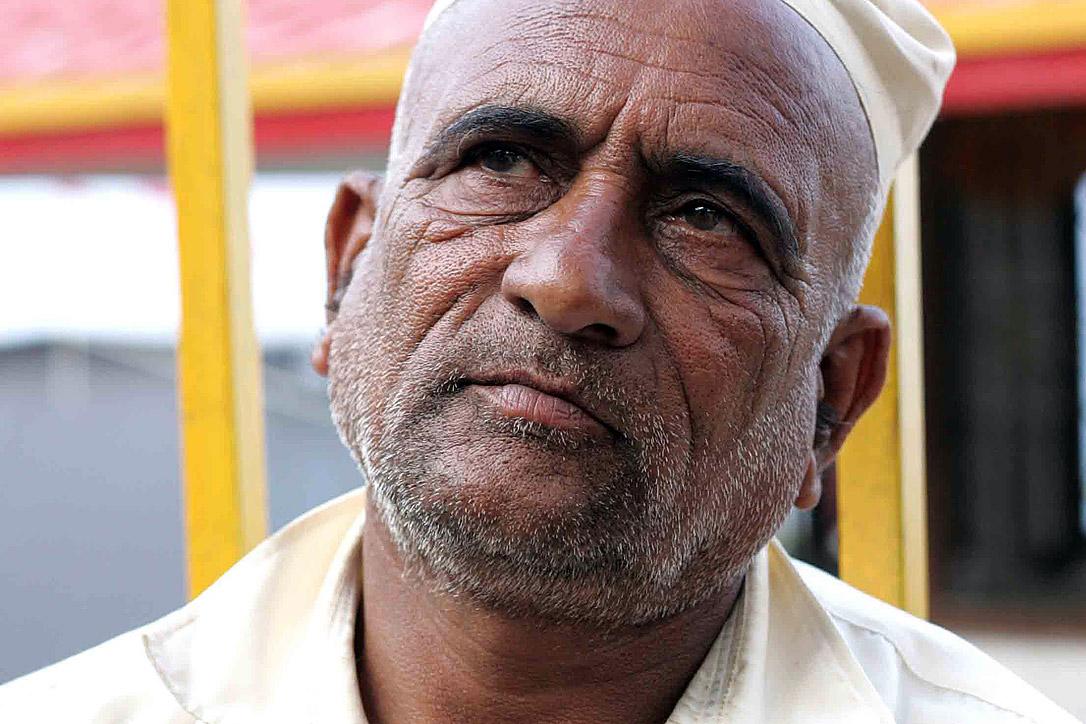 Punya Prasad Dangal lost his mother and granddaughter in the massive April 25 earthquake in Nepal. Photo: LWF Nepal