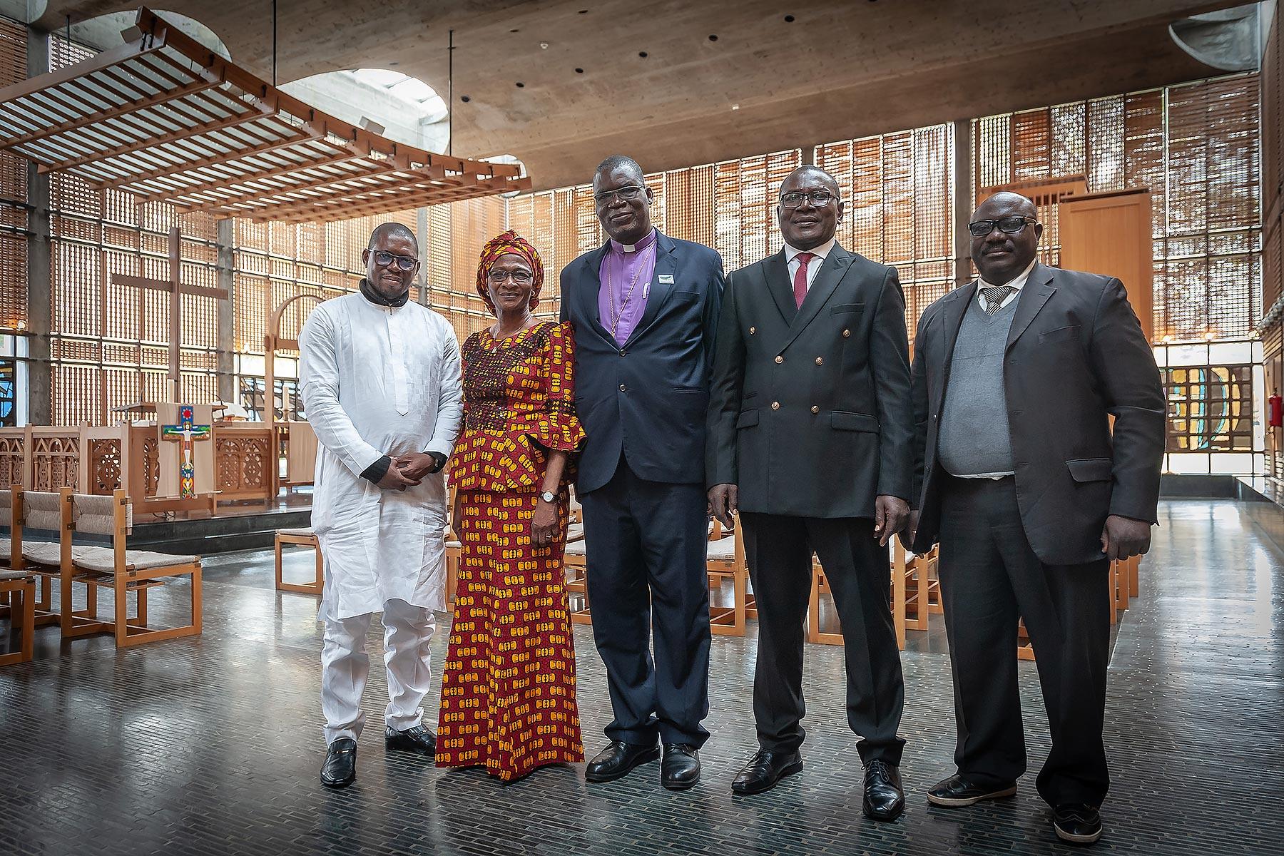 Delegation members of the Nigerian civil society coalition. Photo: LWF/S. Gallay